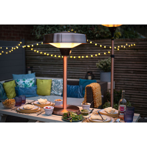 La Hacienda Electric Tabletop Patio Heater Wayfair.co.uk